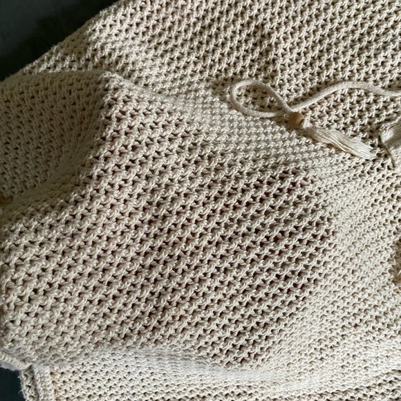 {I.E Relaxed} Crochet Pullover Hoodie - Picture 6 of 7